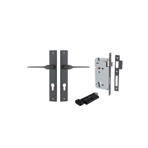 Como Rectangular Lever Ent KT MB