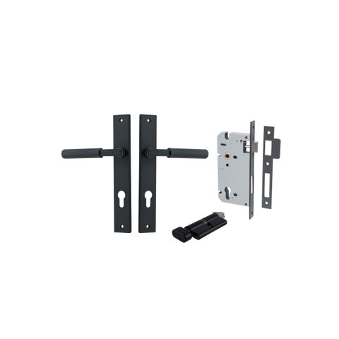 Brunswick Rectangular Lever Ent KT MB