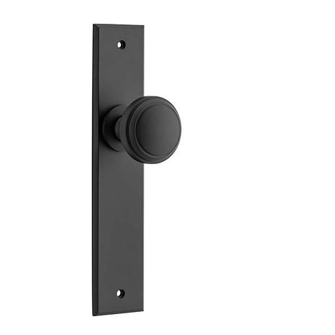 Paddington Chamfered Knob Pas MB