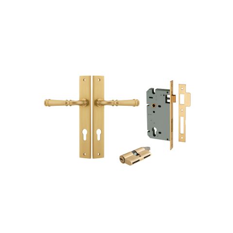 Verona Rectangular Lever Ent KK BB