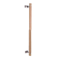 Superior Hardwood Narrow Entrance Handle