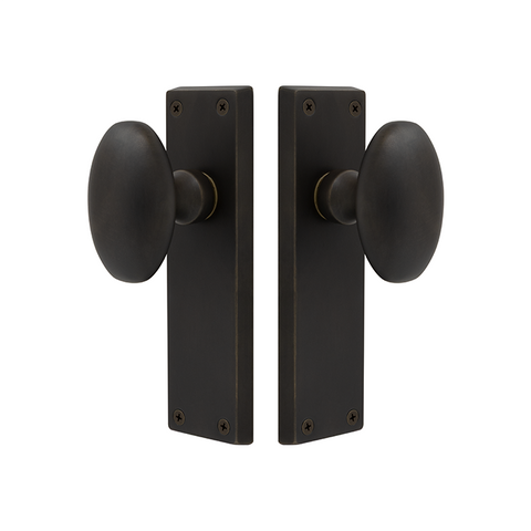 Camden Square Longplate Knob Only DRB