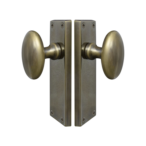 Camden Square Longplate Knob Only ORB