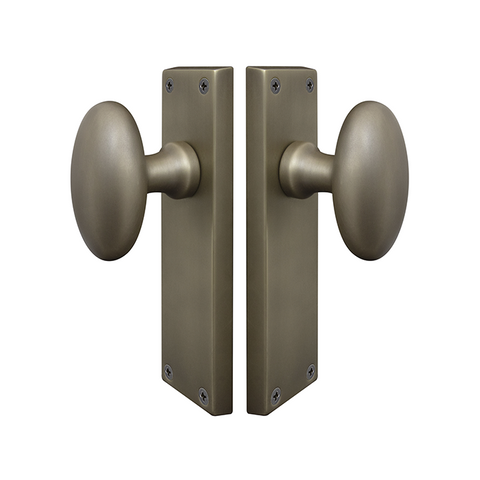 Camden Square Longplate Knob Only RB