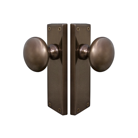 Sutton Square Longplate Knob Only AB