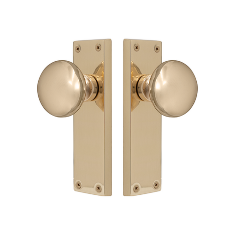 Sutton Square Longplate Knob Only UB