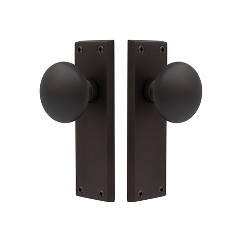 Sutton Square Longplate Knob Only VB