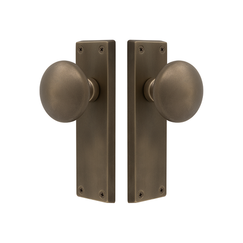 Sutton Square Longplate Knob Only RB