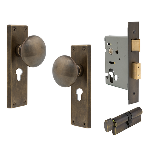 Sutton Square Longplate Euro Lock ORB