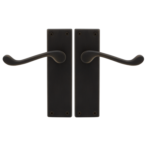 York Square Longplate Lever Only DRB
