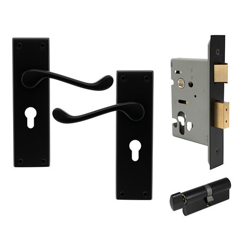 York Square Longplate Euro Lock MB