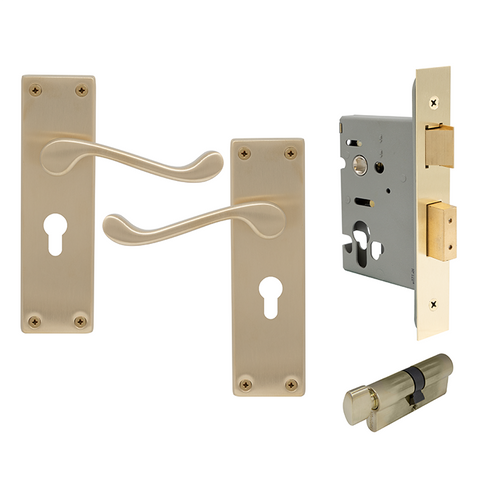 York Square Longplate Euro Lock USB