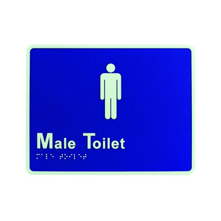 Lockwood Braille Sign - Male