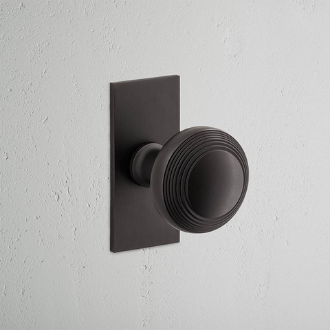 Poplar Short Plate Fixed Knob B