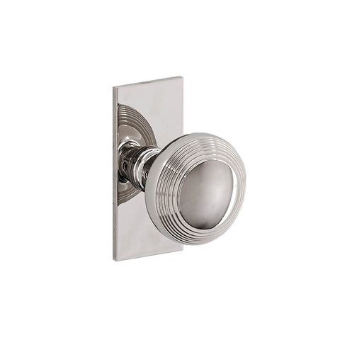 Corston Poplar Short Plate Knob