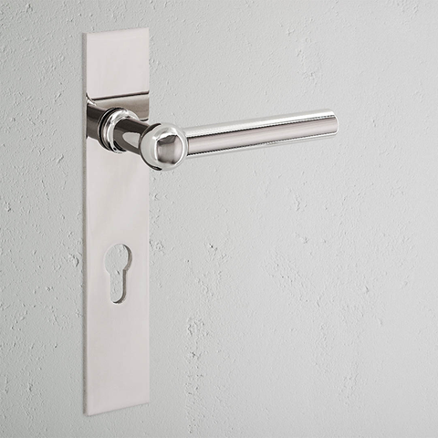 Harper Long Plate Sprung Lever & Euro PN