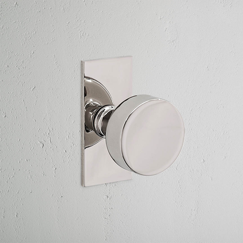 Onslow Short Plate Fixed Knob PN