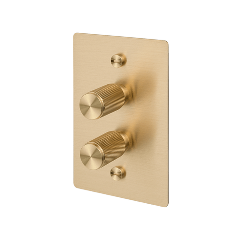 2G Dimmer Vertical 100W Cross BR