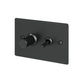 B+P 2G Toggle+Dimmer Horizontal Linear