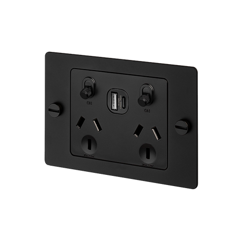 B+P 2G Socket USB A+C Cross