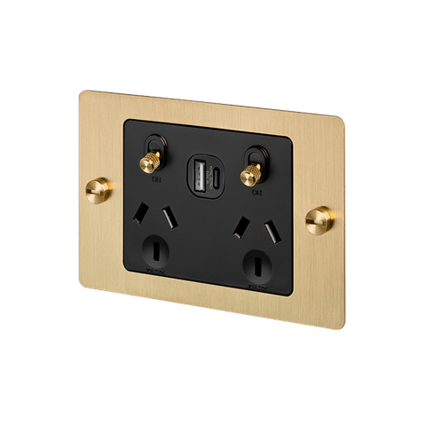 2G Socket USB A+C Cross BR