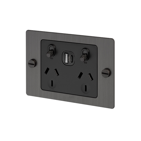 2G Socket USB A+C Cross SB