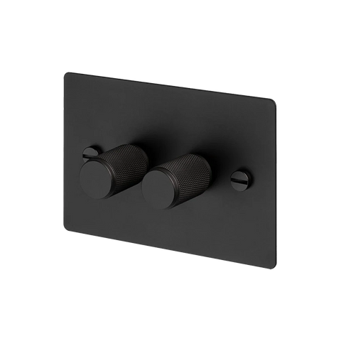 B+P 2G Dimmer Horizontal 100W Cross