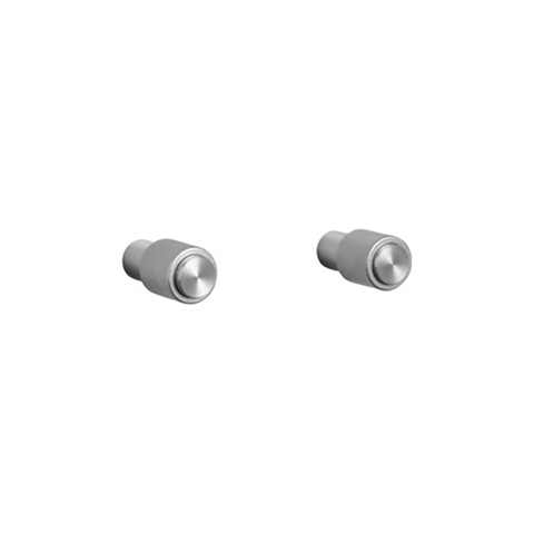 B+P Cast Knob Set Steel Set of 2