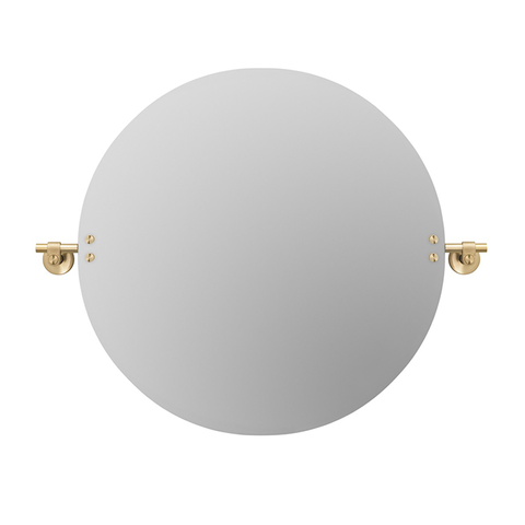 B+P Cast Mirror 600 Brass
