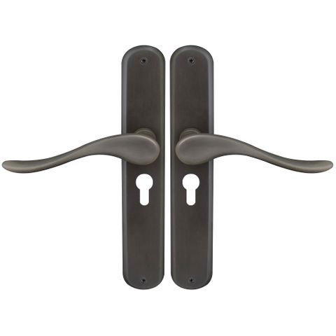 Haven Oval LP Lever Set E48 DRB