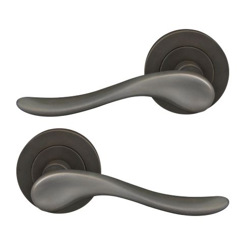 Haven Large Rose Levers Blank DRB