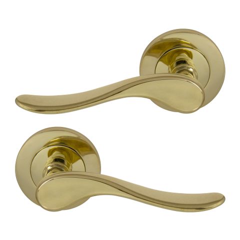 Haven Large Rose Levers Blank PB