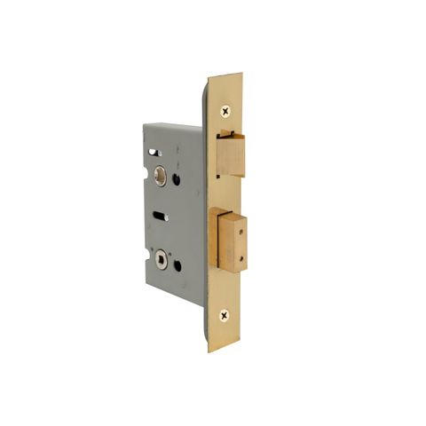 57mm Bathroom Mortice (76mm c/s) PB
