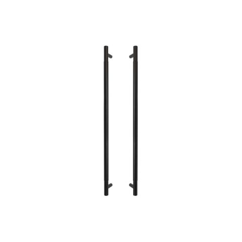 Sento Pull Handle Plain 600mm BLK BB