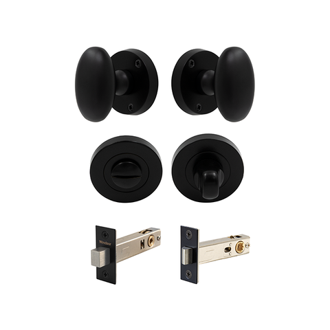 Camden Knob  Privacy BLK