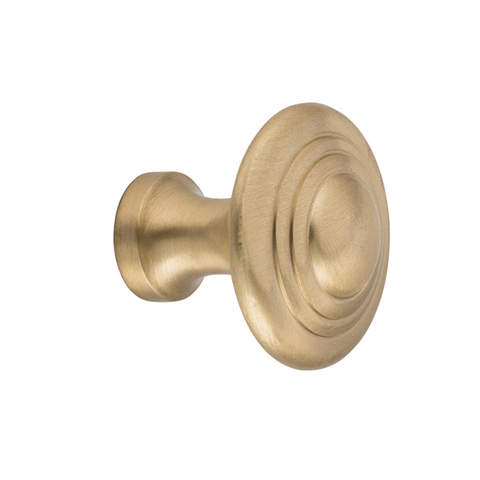 Domed Cupboard Knob SatBra D32xP29mm