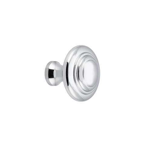 Domed Cupboard Knob ChrPla D25xP24mm