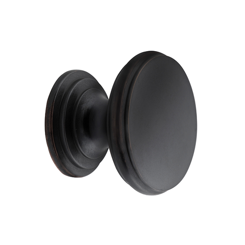 Flat Cupboard Knob AntCop D32xP23mm