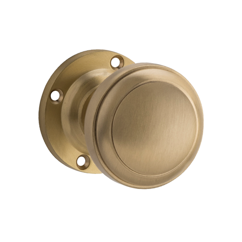 Milton Round Rose Door Knob UnlSatBra