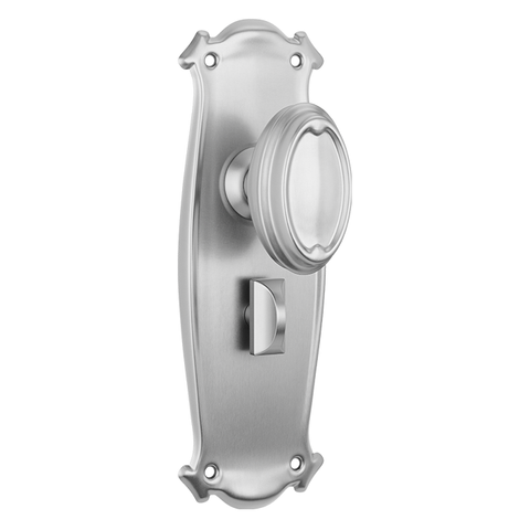 Bungalow Door Knob Privacy Pair SatChr
