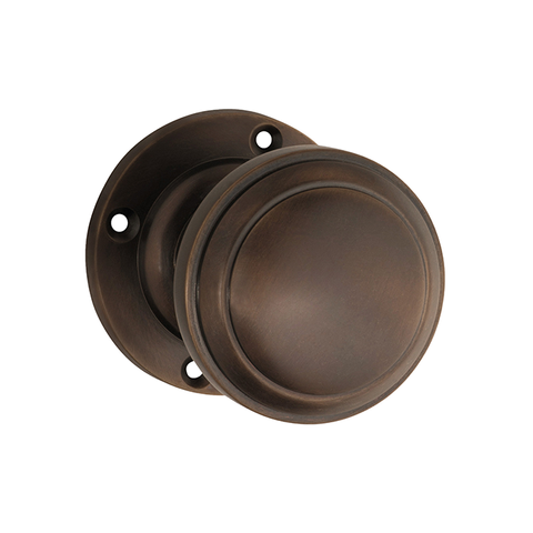 Milton Round Rose Door Knob AntBra
