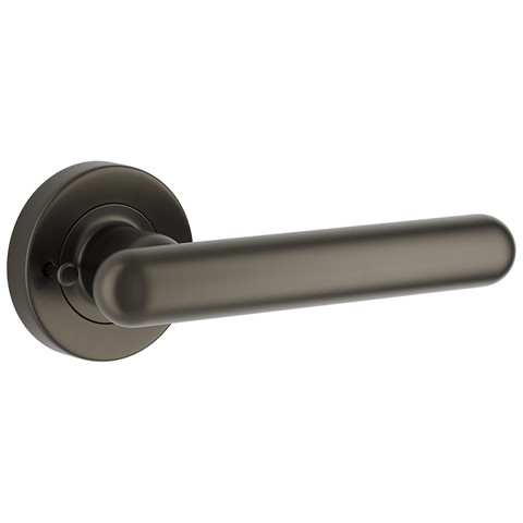 Door Lever Puerto Rose Round Graphite PV