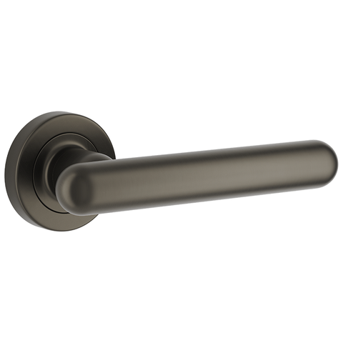Door Lever Puerto Rose Round Latch Pair