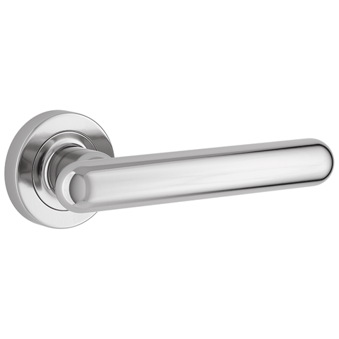Door Lever Puerto Rose Round Latch Pair