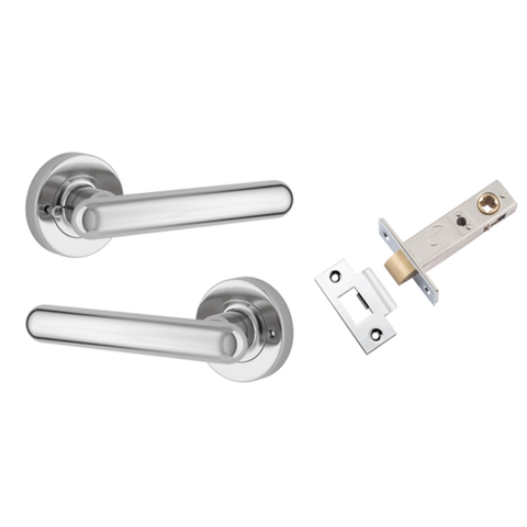 Door Lever Puerto Rose Round Polished Ch