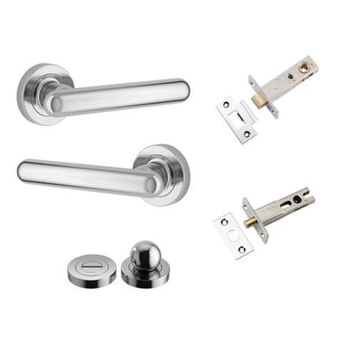 Door Lever Puerto Rose Round Polished Ch