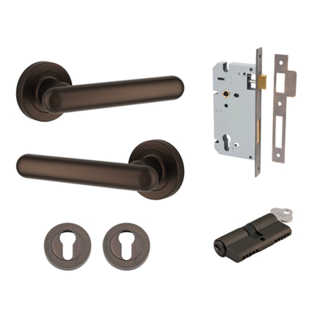 Door Lever Puerto Rose Round Signature B