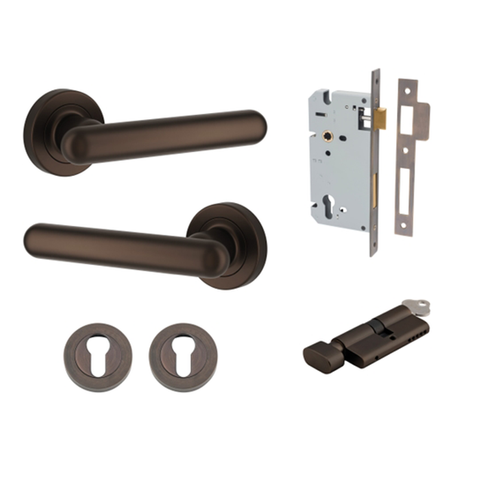 Door Lever Puerto Rose Round Signature B