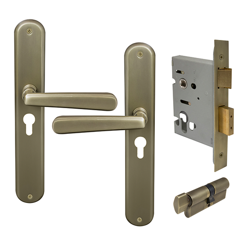Villa Oval Longplate Entrance Set - E48