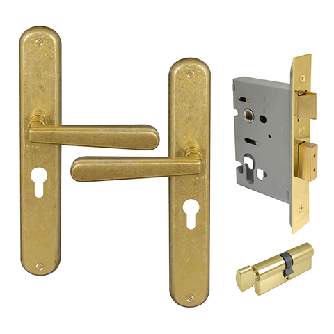 Villa Oval Longplate Entrance Set - E48